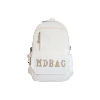 GEERDUN Nylon Backpack Unisex Black/Red/White/Blue