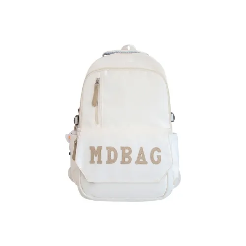 GEERDUN Nylon Backpack Unisex Black/Red/White/Blue