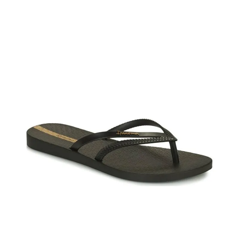 Ipanema Flip Flops Women's Black Yellow-2