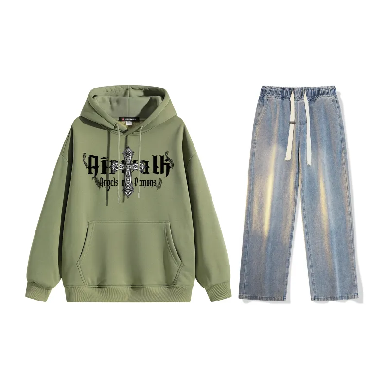 Airwalk Sweatshirt Sets Unisex-37
