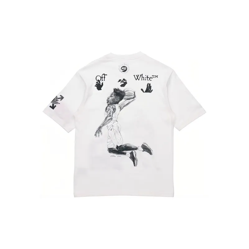 OFF WHITE X Jordan Mj T Shirt Asia Sizing-1