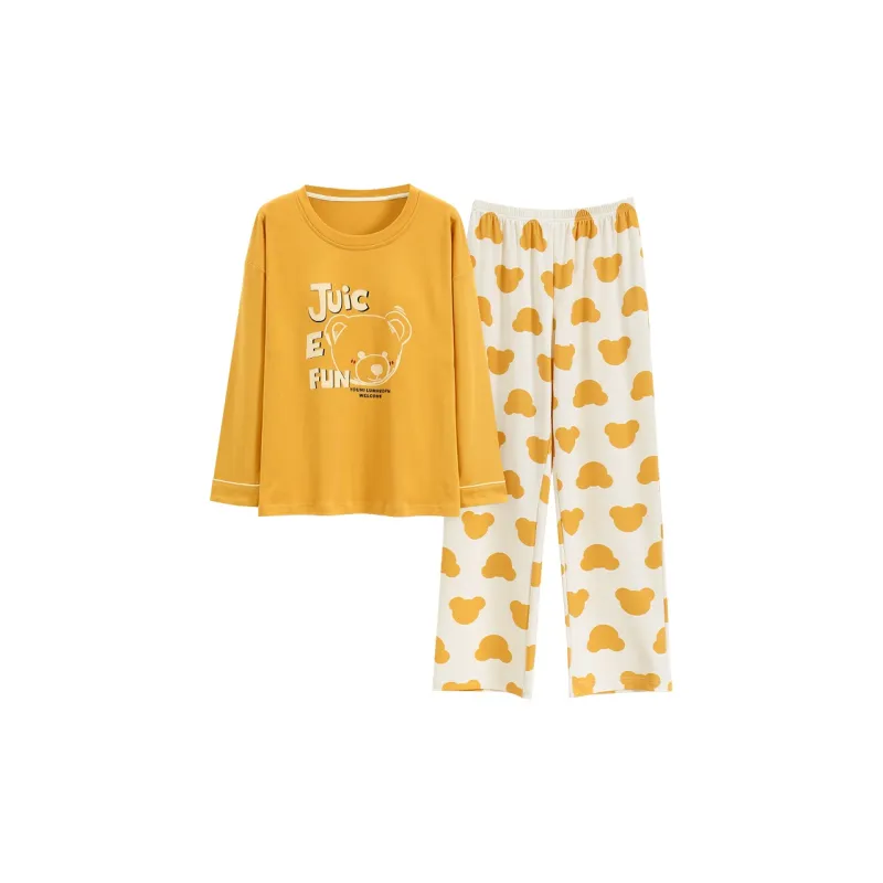 The story of the flower season Women's Pajama Sets-0