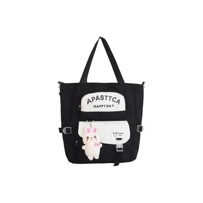 Techson Nylon Tote Bag, Shopping Bag, Shoulder Bag Large Size Unisex-0