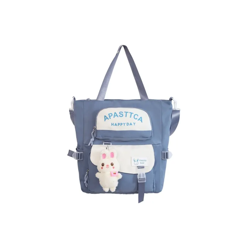 Techson Nylon Tote Bag, Shopping Bag, Shoulder Bag Large Size Unisex-3