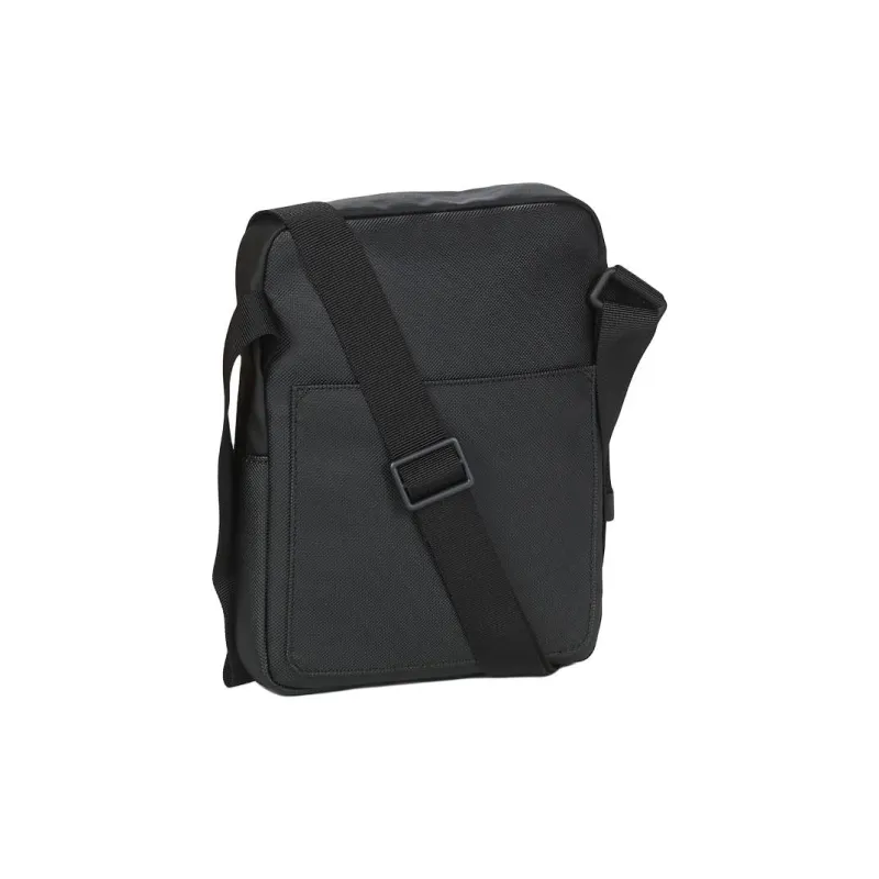 LACOSTE Synthetic Leather Clutch Medium Size Men's Black-1