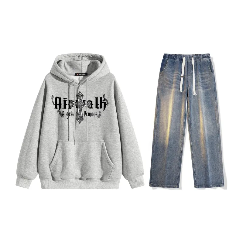 Airwalk Sweatshirt Sets Unisex-21