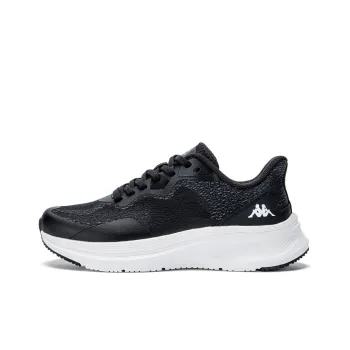 Kappa Shock Absorbers With Slip Resistant And Abrasion Resistant Properties Low Top Running Shoes Unisex Black
