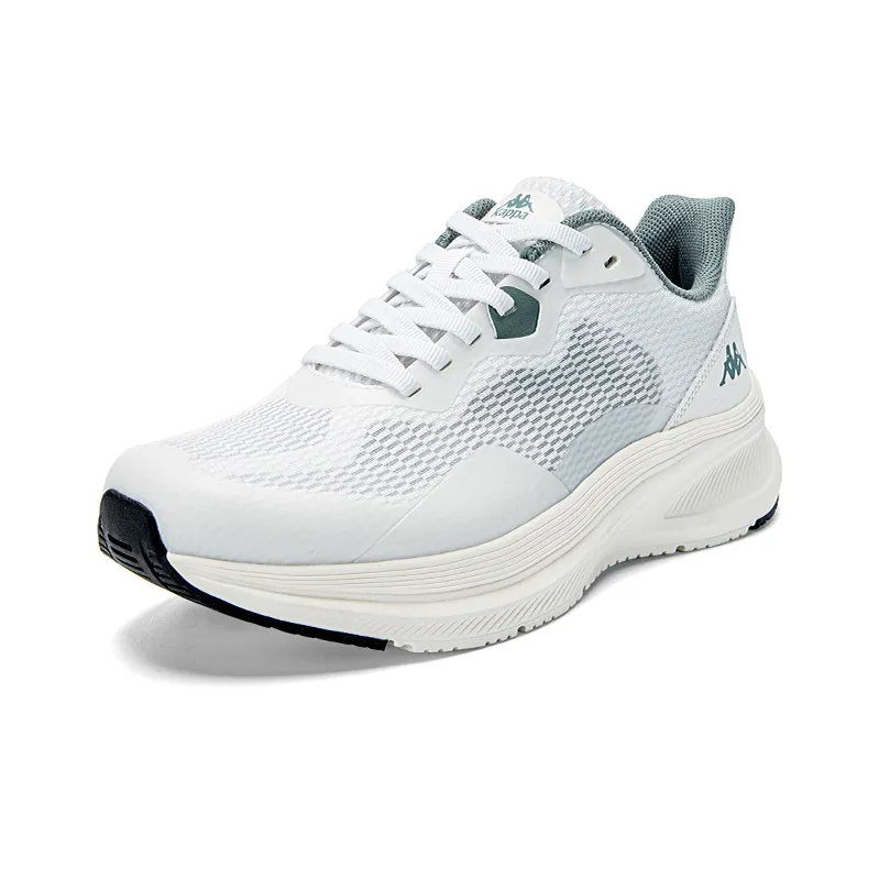 Kappa Anti Slip Wear Resistant Low Top Casual Running Shoes Unisex Heron Feather White-2