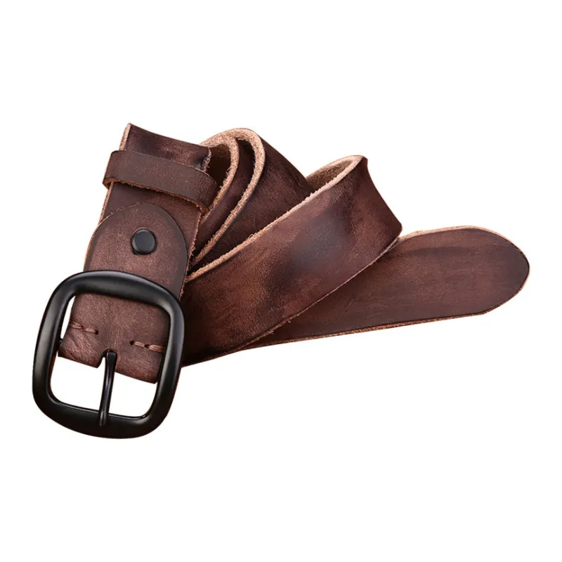 Cows Reign Top Grain Cow Leather Belts Men's Width 3.7cm-5