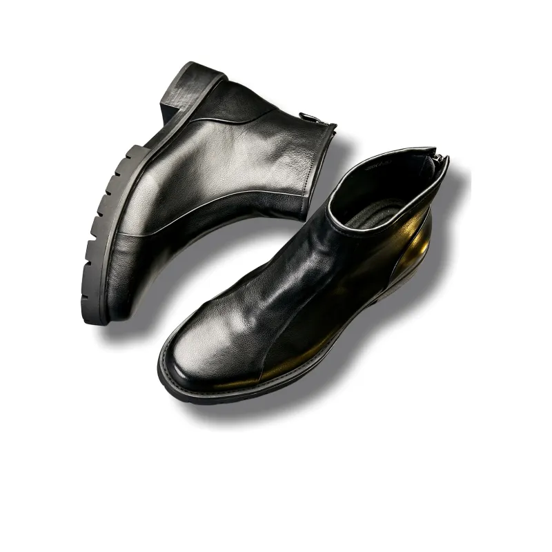 Brounvanm Ankle Boots Men's Black-3