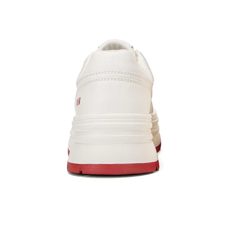 Kappa Anti Slip Wear Resistant Low Top Skateboard Shoes Women's White-4