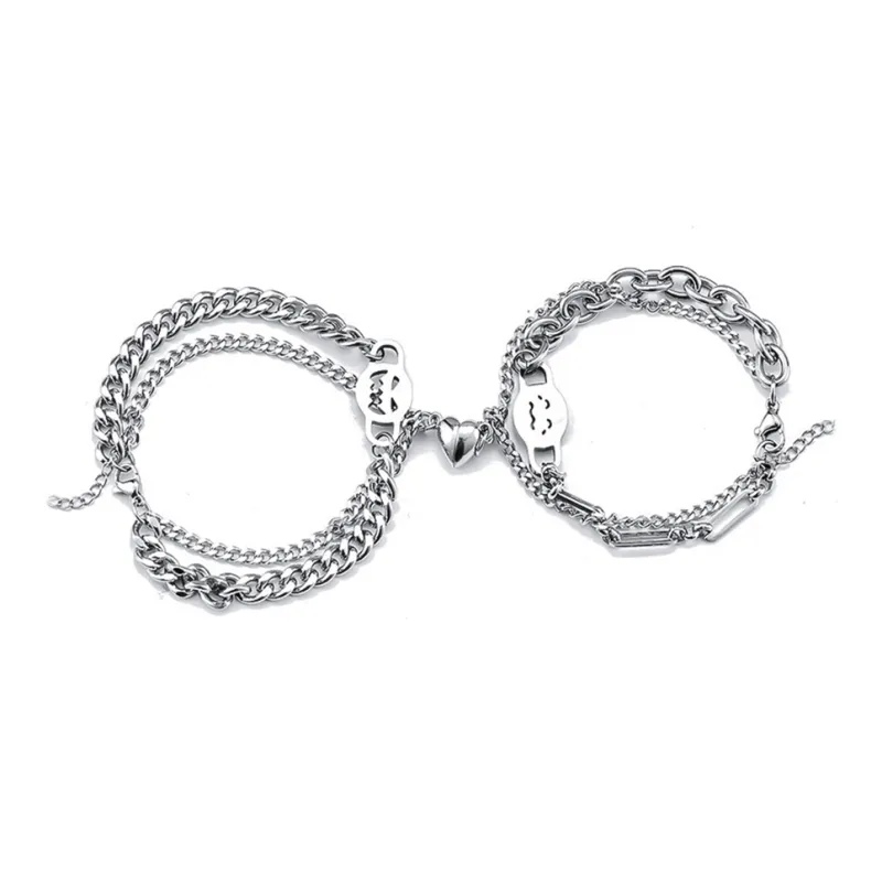 YOASOBI Titanium Steel Bracelets Unisex-0