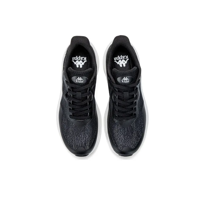 Kappa Shock Absorbers With Slip Resistant And Abrasion Resistant Properties Low Top Running Shoes Unisex Black-3