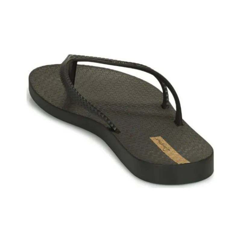 Ipanema Flip Flops Women's Black Yellow-3