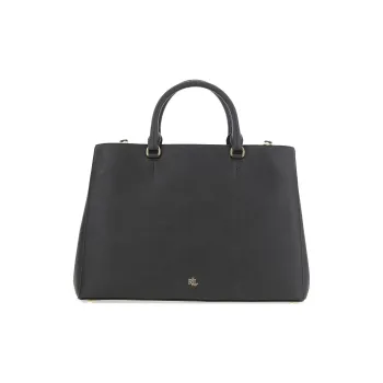 Polo Ralph Lauren Hanna Logo Plaque Tote Bag