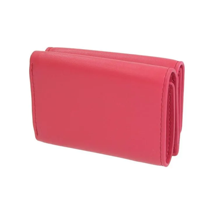 Furla Moon Soft Calfskin Wallet Women's Gourd Blossom Pink-2