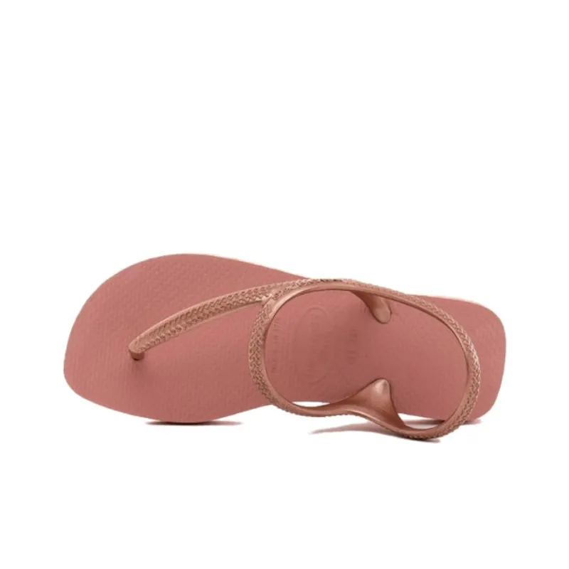 Havaianas FLASH URBAN NUDE Flip Flops Women's Pink Gold-1