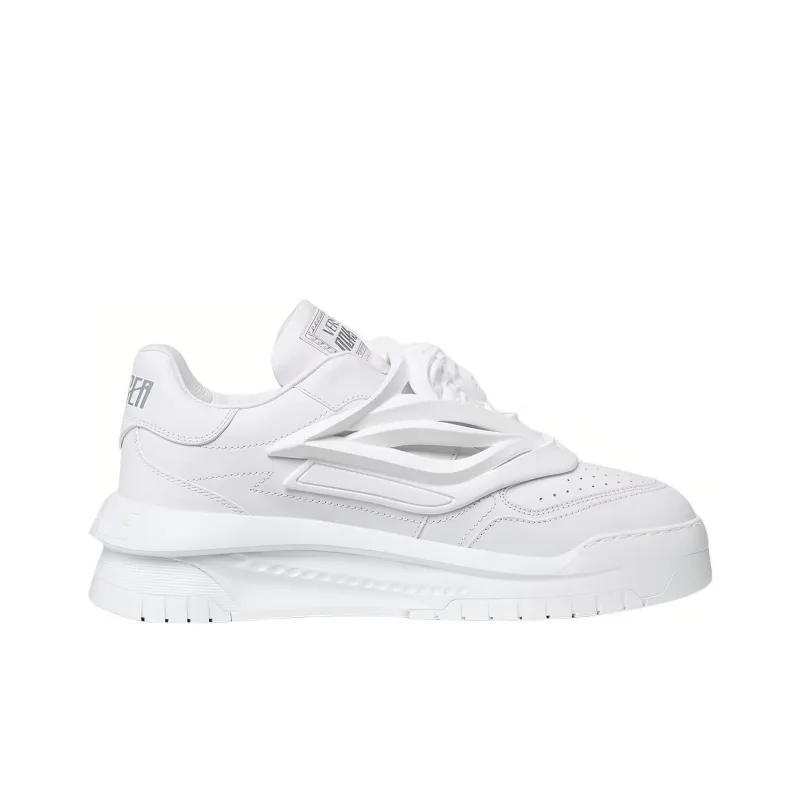 VERSACE Odissea Caged Rubber Medusa White Women's-1