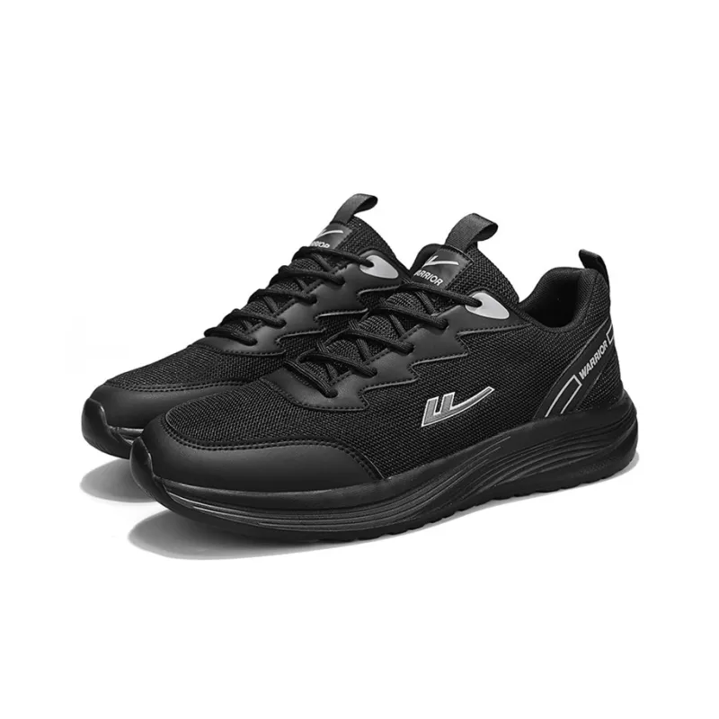 Warrior Breathable Lightweight And Wear-Resistant Low-Top Running Shoes Men's White-14