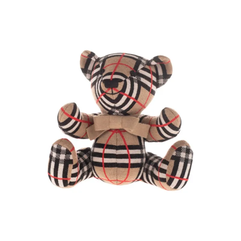 Burberry Plaid Teddy Bear Dolls Plush Doll-2