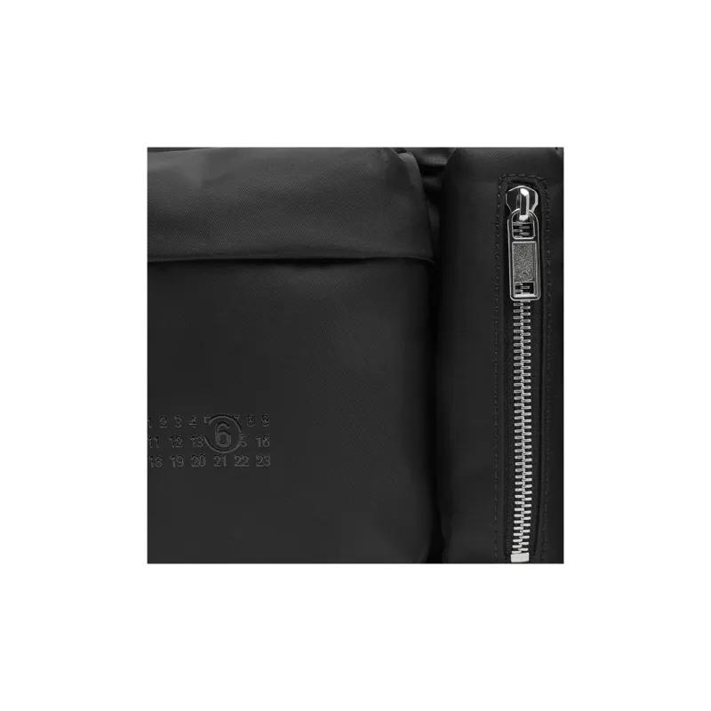MM6 Maison Margiela Nylon Messenger Bag Shoulder Bag Crossbody Bag Women's Black-3