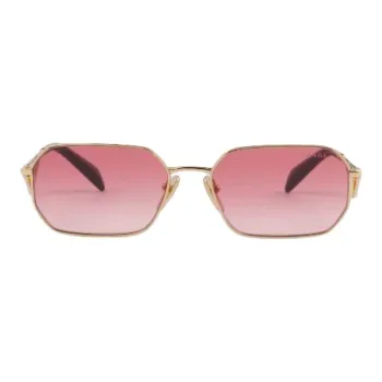 PRADA Triangle-logo Rectangle-frame Sunglasses