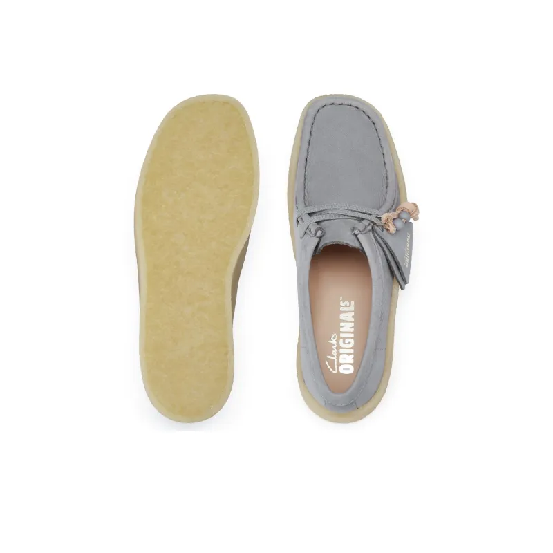 Clarks Originals WALLABEE Casual Shoes Women's Gray-3