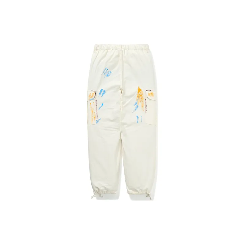 714STREET Cargo Pants Unisex Ecru-1