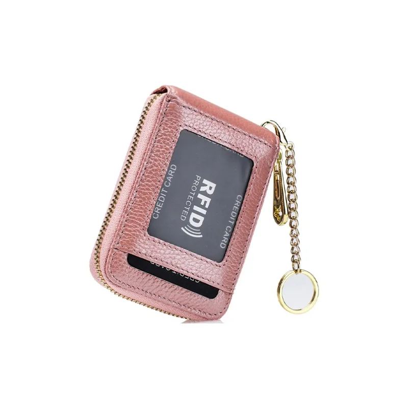 HAWA Cow Leather Card Holder Small Size Unisex Multicolor-6