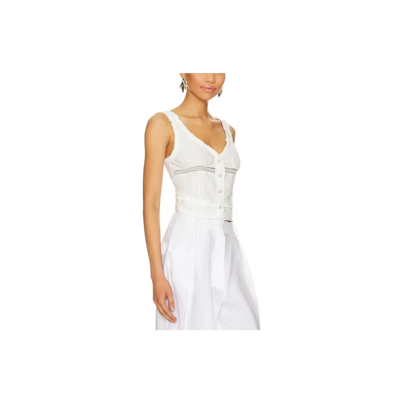 FREE PEOPLE Tank Tops Women's White-2