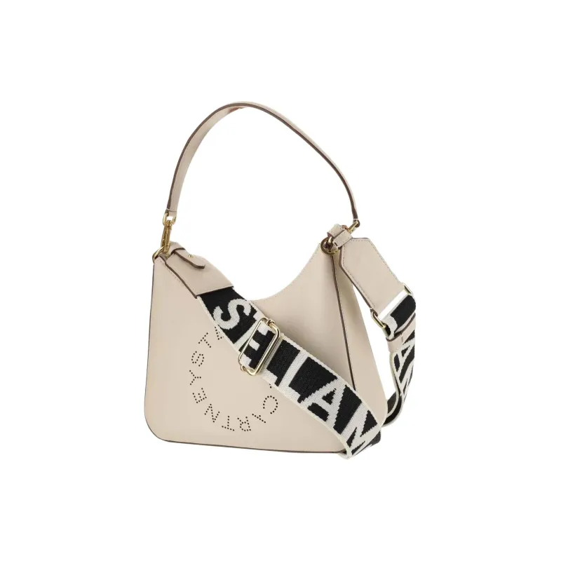 Stella McCartney Logo Perforated Zipped Shoulder Bag-1