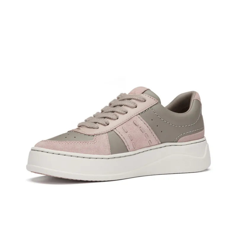 Clarks Slip Resistant Low Top Skateboard Shoes Women's Dark Pink-1