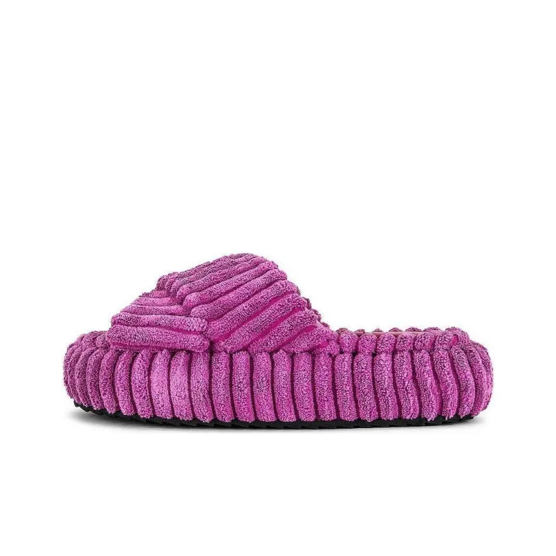 FREE PEOPLE Slide Slippers Women's Rose Red-0