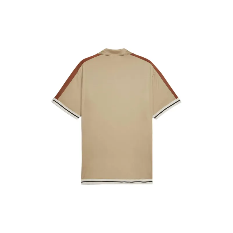 PUMA T7 Men's Shooting Shirt Polo Shirt Men's Khaki-1