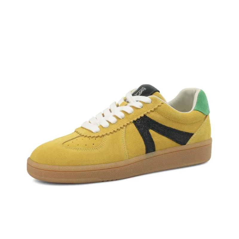 Rosa Bianca Warm Anti-Slip And Wear-Resistant Lightweight Breathable Height Increasing Low-Top Skateboard Shoes Women's-1