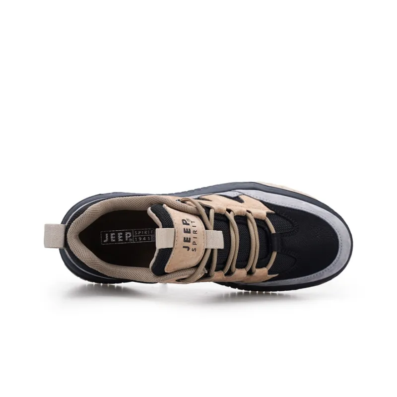 JEEP SPIRIT Anti-Slip Wear-Resistant Lightweight Breathable Low-Top Skateboard Shoes Men's-4