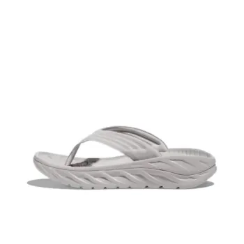 HOKA ONE ONE Ora Recovery Flip Lunar Rock White