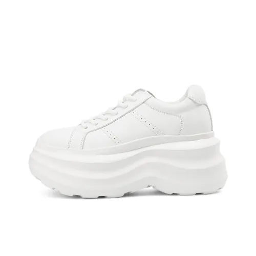 Rosa Bianca Chunky Sneakers Women's Low-Top White