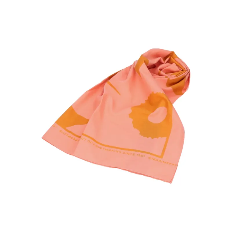Marimekko Silk Scarves Unisex Multicolor-1