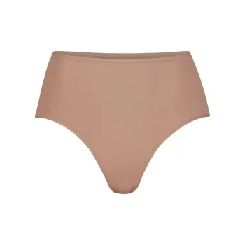 SKIMS FITS EVERYBODY HIGH-WAISTED THONG Underpants Women's 1 Pack SIENNA/Ochre