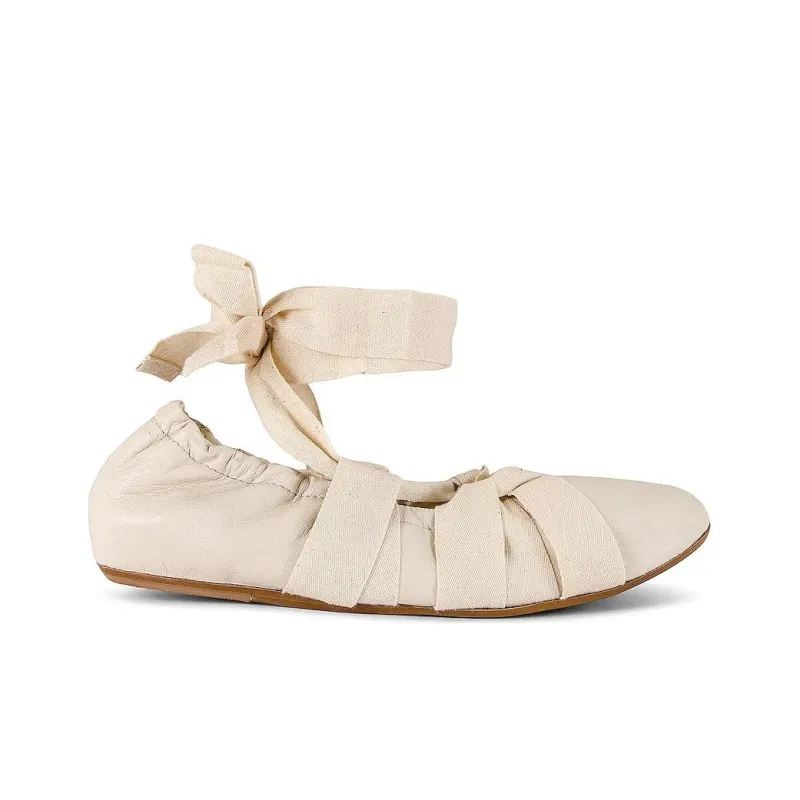 FREE PEOPLE Casual Single Shoes Women's Beige-1