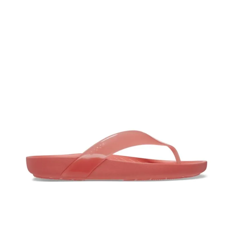 Crocs Flip Flops Low Heel Women's Pink-2