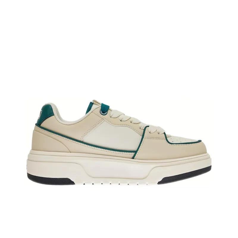 MLB Chunky Liner 24SS New York Yankees Slip Resistant Cushioning Low Top Skateboard Shoes Unisex Green-1