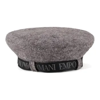 EMPORIO ARMANI Logo tape Knitted Beret