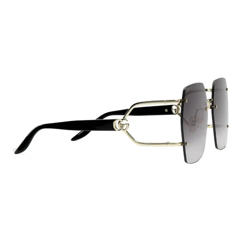 GUCCI Geometric Frame Sunglasses-1