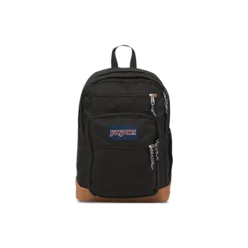 JanSport Synthetic Leather Backpack Regular Unisex Black