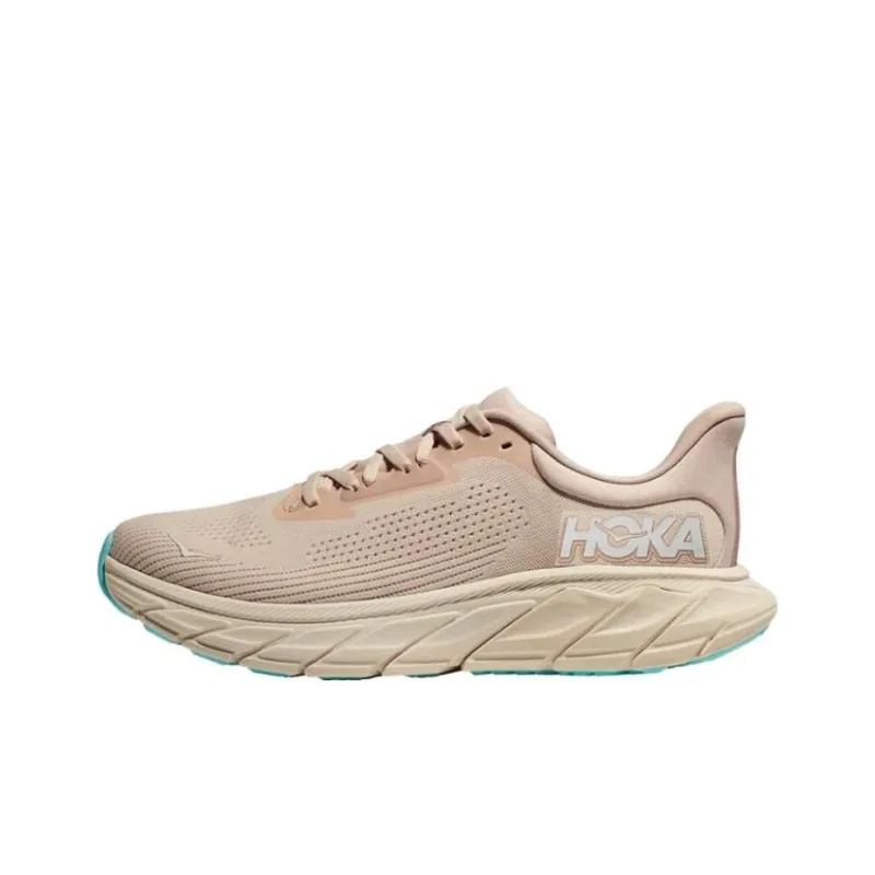 HOKA ONE ONE Cushioning Wear Resistant Low Top Running Shoes Women's Vanilla-0