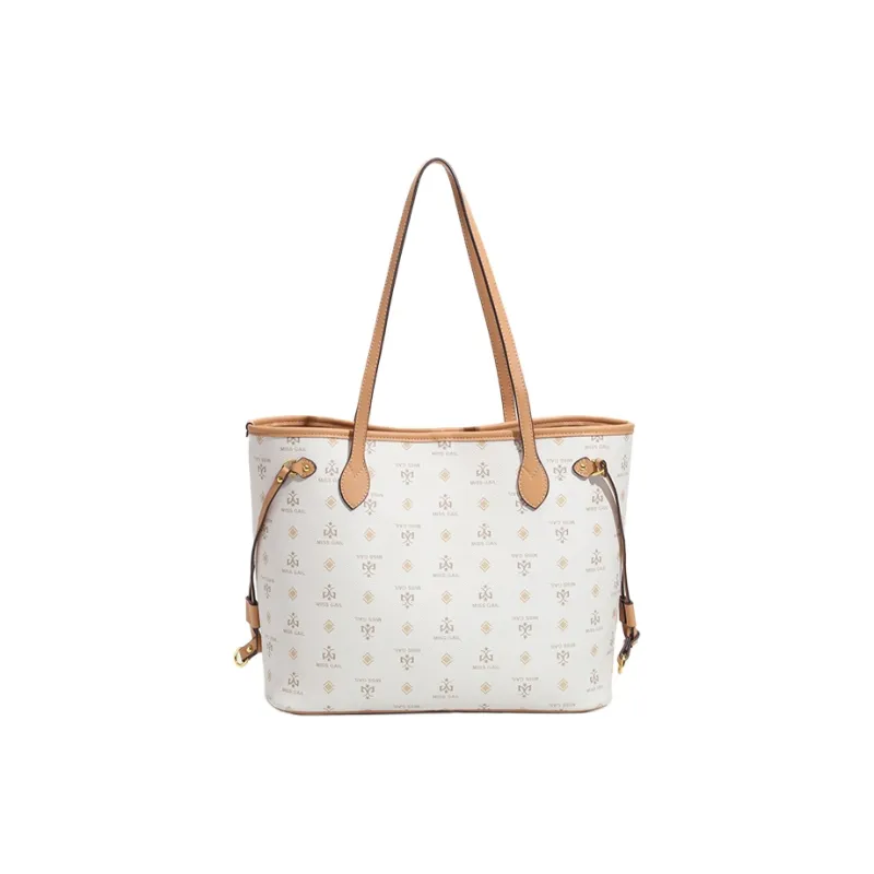 MISS GAIL Handbags Monogram White-4