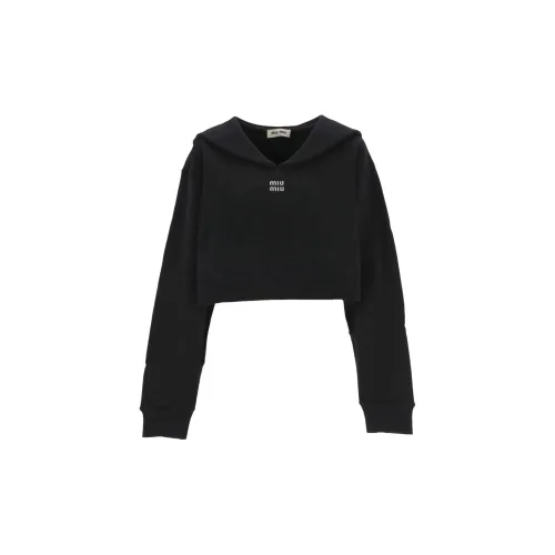 MIU MIU Sweatshirts Women's Navy Blue