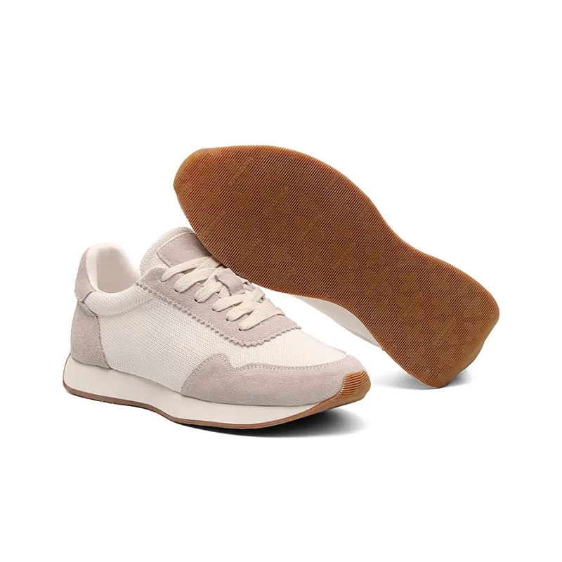 Daying Breathable And Lightweight Low Top Casual Shoes Men's White-3